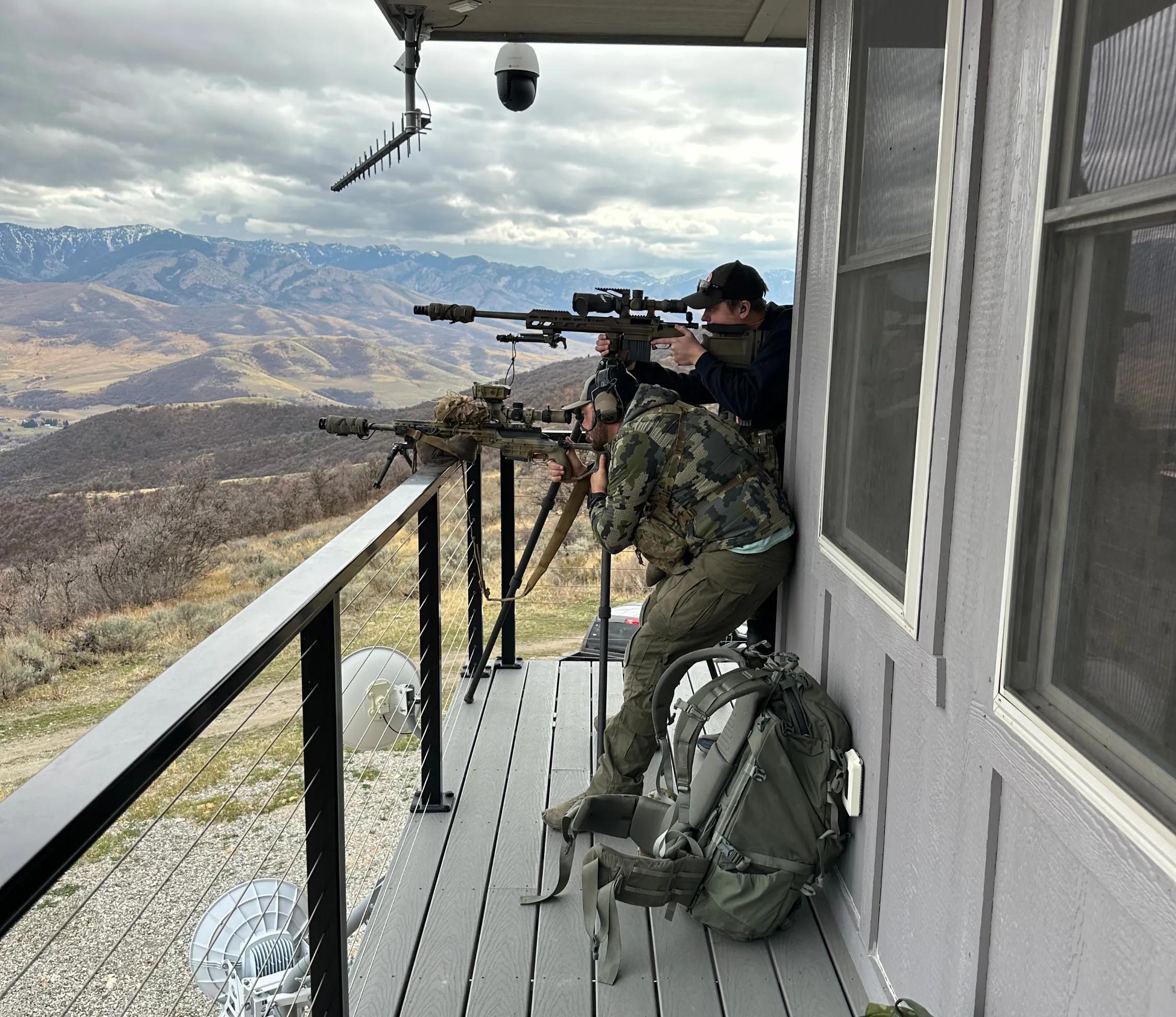Advanced precision rifle shooting in mountainous terrain